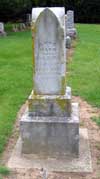 West Branch Cemetery Headstone