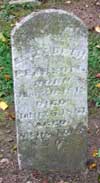 West Branch Cemetery Headstone