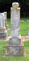 West Branch Cemetery Headstone