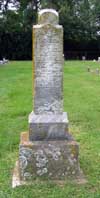 West Branch Cemetery Headstone