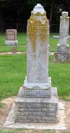 West Branch Cemetery Headstone