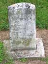 West Branch Cemetery Headstone