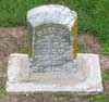 West Branch Cemetery Headstone