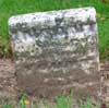 West Branch Cemetery Headstone