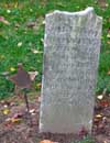 West Branch Cemetery Headstone