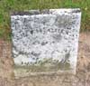 West Branch Cemetery Headstone