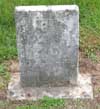 West Branch Cemetery Headstone