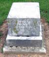 West Branch Cemetery Headstone