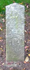 West Branch Cemetery Headstone