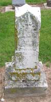 West Branch Cemetery Headstone