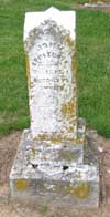 West Branch Cemetery Headstone