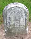 West Branch Cemetery Headstone