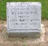 West Branch Cemetery Headstone