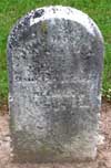 West Branch Cemetery Headstone