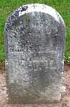 West Branch Cemetery Headstone