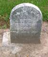 West Branch Cemetery Headstone