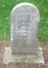 West Branch Cemetery Headstone