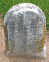 West Branch Cemetery Headstone