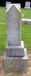 West Branch Cemetery Headstone