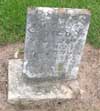 West Branch Cemetery Headstone