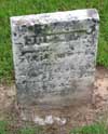 West Branch Cemetery Headstone