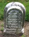 West Branch Cemetery Headstone