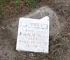 West Branch Cemetery Headstone