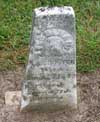 West Branch Cemetery Headstone