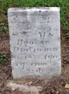 West Branch Cemetery Headstone