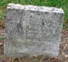 West Branch Cemetery Headstone