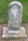 West Branch Cemetery Headstone