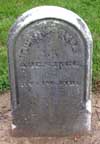 West Branch Cemetery Headstone