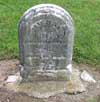 West Branch Cemetery Headstone