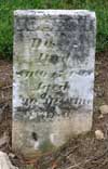 West Branch Cemetery Headstone