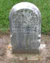 West Branch Cemetery Headstone