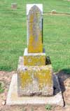 West Branch Cemetery Headstone