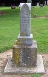 West Branch Cemetery Headstone