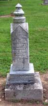 West Branch Cemetery Headstone