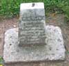 West Branch Cemetery Headstone