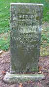 West Branch Cemetery Headstone