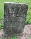 West Branch Cemetery Headstone