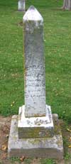 West Branch Cemetery Headstone