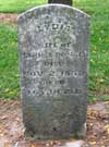 West Branch Cemetery Headstone