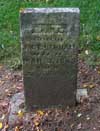 West Branch Cemetery Headstone