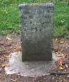 West Branch Cemetery Headstone