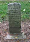 West Branch Cemetery Headstone