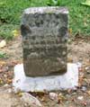 West Branch Cemetery Headstone