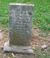 West Branch Cemetery Headstone