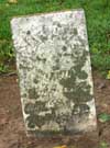 West Branch Cemetery Headstone