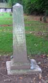 West Branch Cemetery Headstone